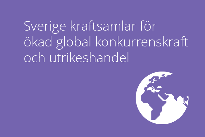 Bilden föreställer jorden mot lila bakgrund.